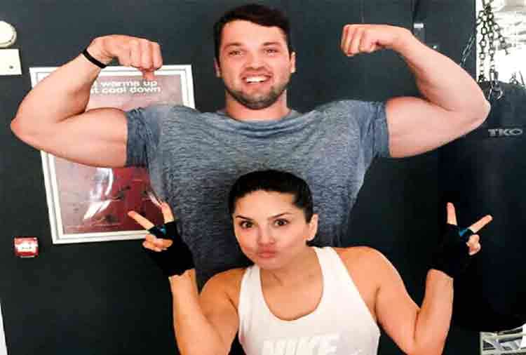 sunny leone gym instructor lian wentzel is very tough for maintaing body