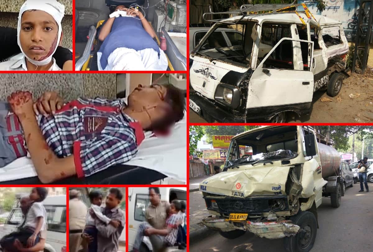school van driver of delhi who did accident of 18 children was drunk at time of accident