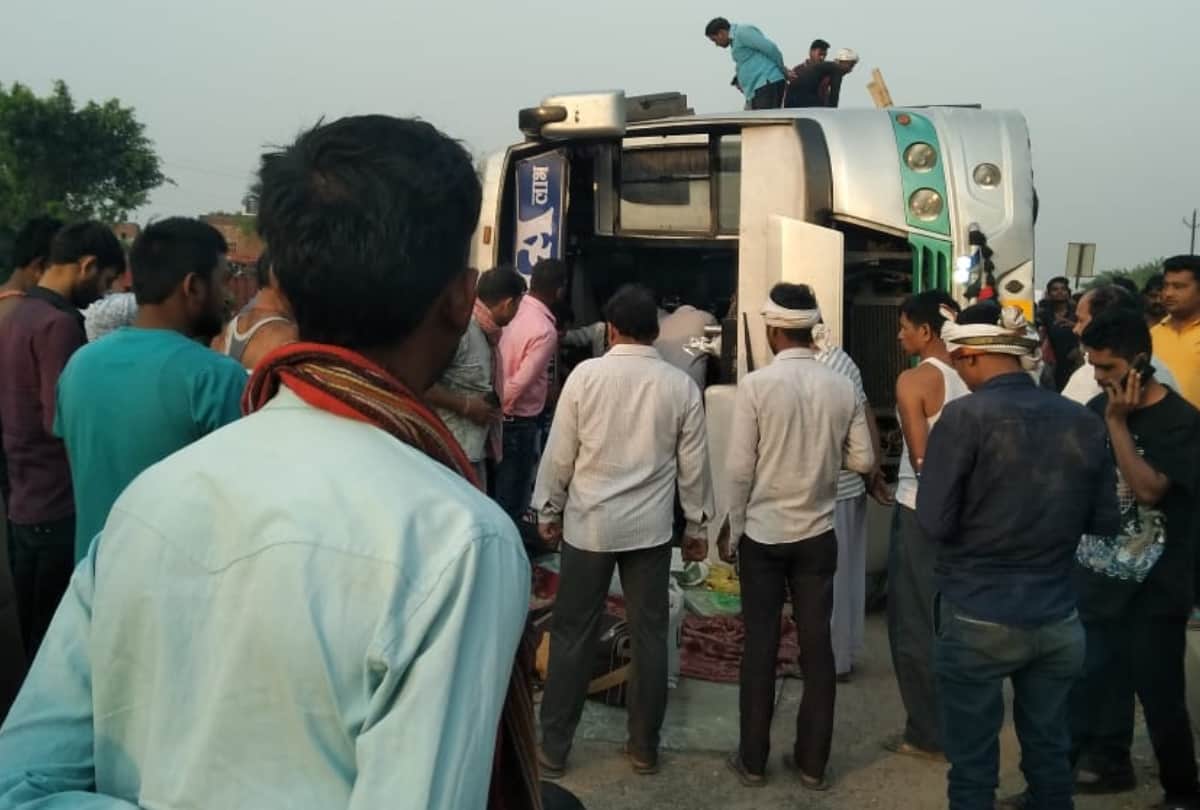 bus met with an accident in faizabad
