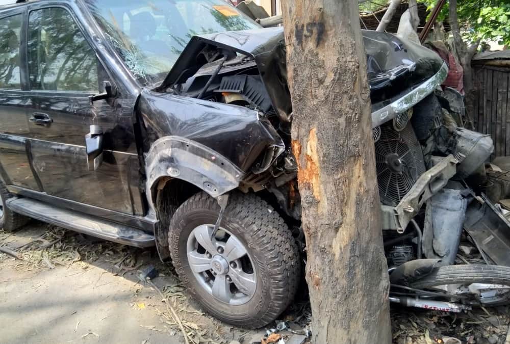 one died in an accident in sarojini nagar in lucknow.