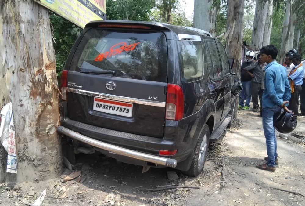 one died in an accident in sarojini nagar in lucknow.