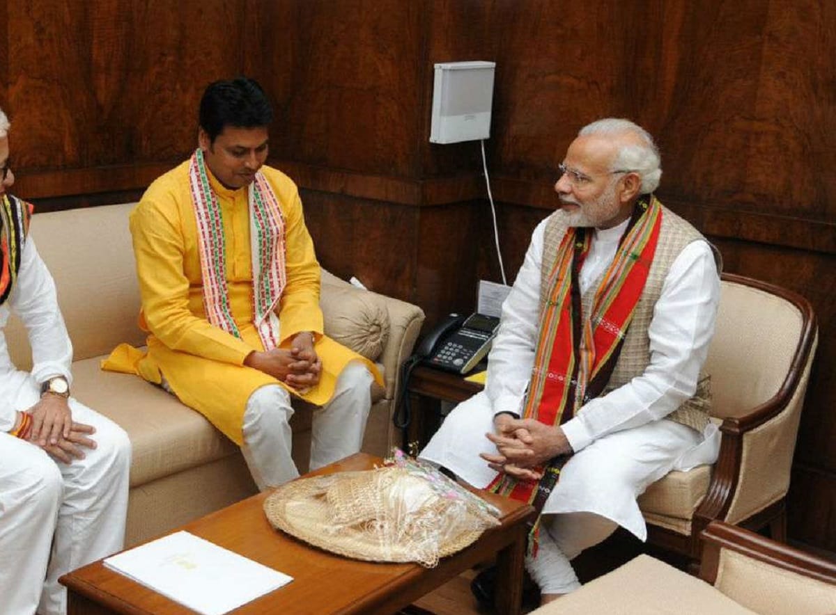 Tripura CM biplab kumar debstatement over rabindranath tagore Nobel Prize