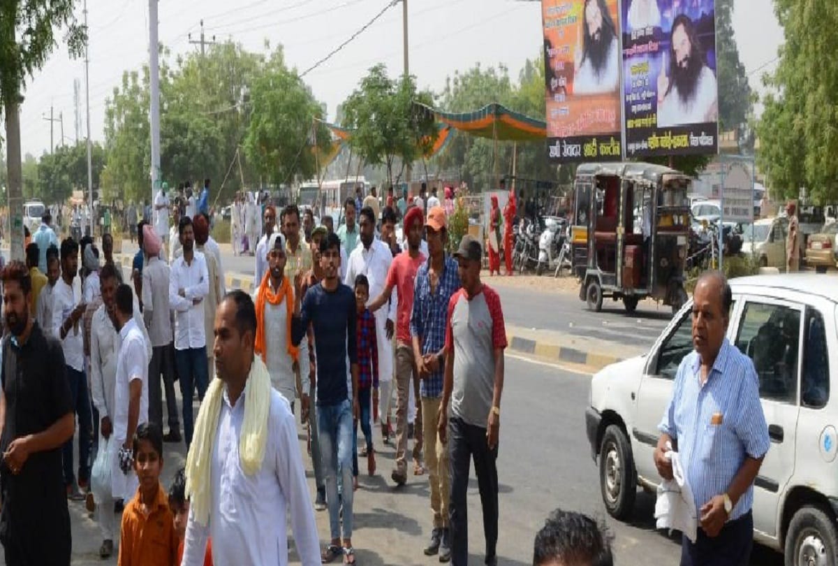 30 thousand devotees from three states reach at sirsa on the foundation day of Dera Sacha Sauda