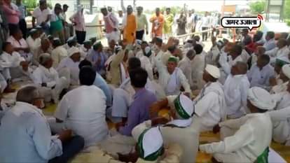 All india farmer union protest on Yamuna express way