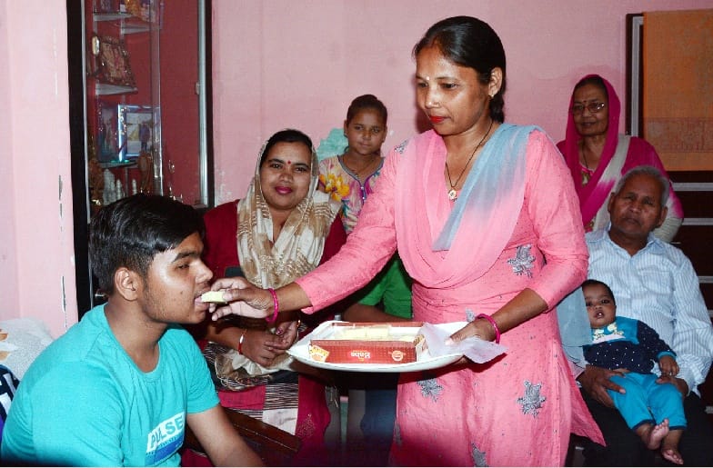 Gagan Mitharia district high school district topper