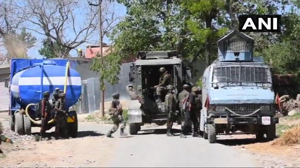 Terror hideout busted in Pulwama, four terrorists arrested, security forces recovered weapons
