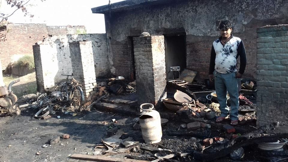 6 shops burnt in Bhanvapur