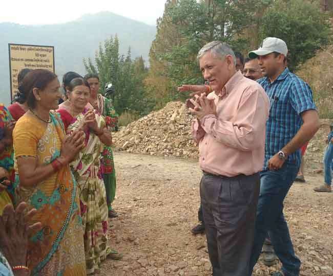 Army chief Bipin rawat arrives his village and told wish to brother