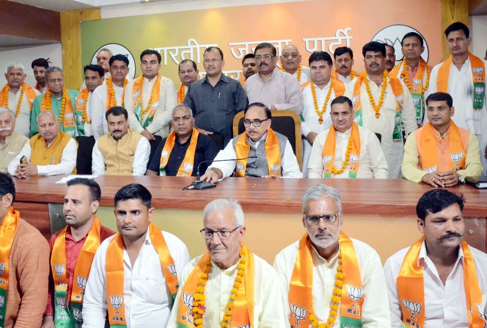 MLA expelled from RLD joins BJP.