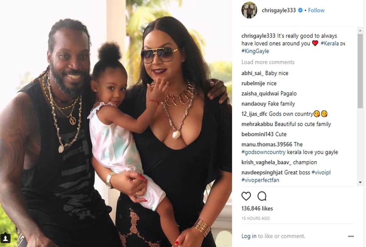IPL 2018: This is how Dangerous Chris Gayle spents quality time with family