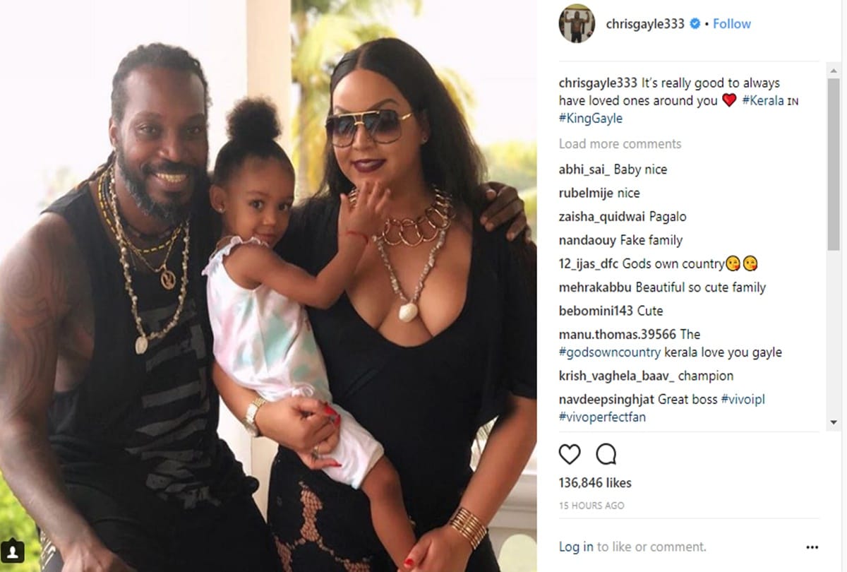 IPL 2018: This is how Dangerous Chris Gayle spents quality time with family