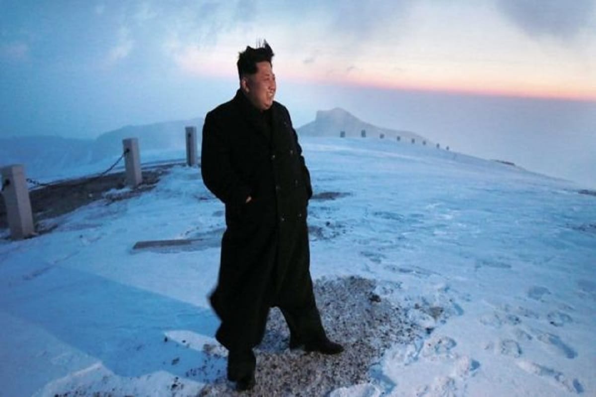What is the relation between North Korean Leader Kim Jong Un and Mount Baekdu