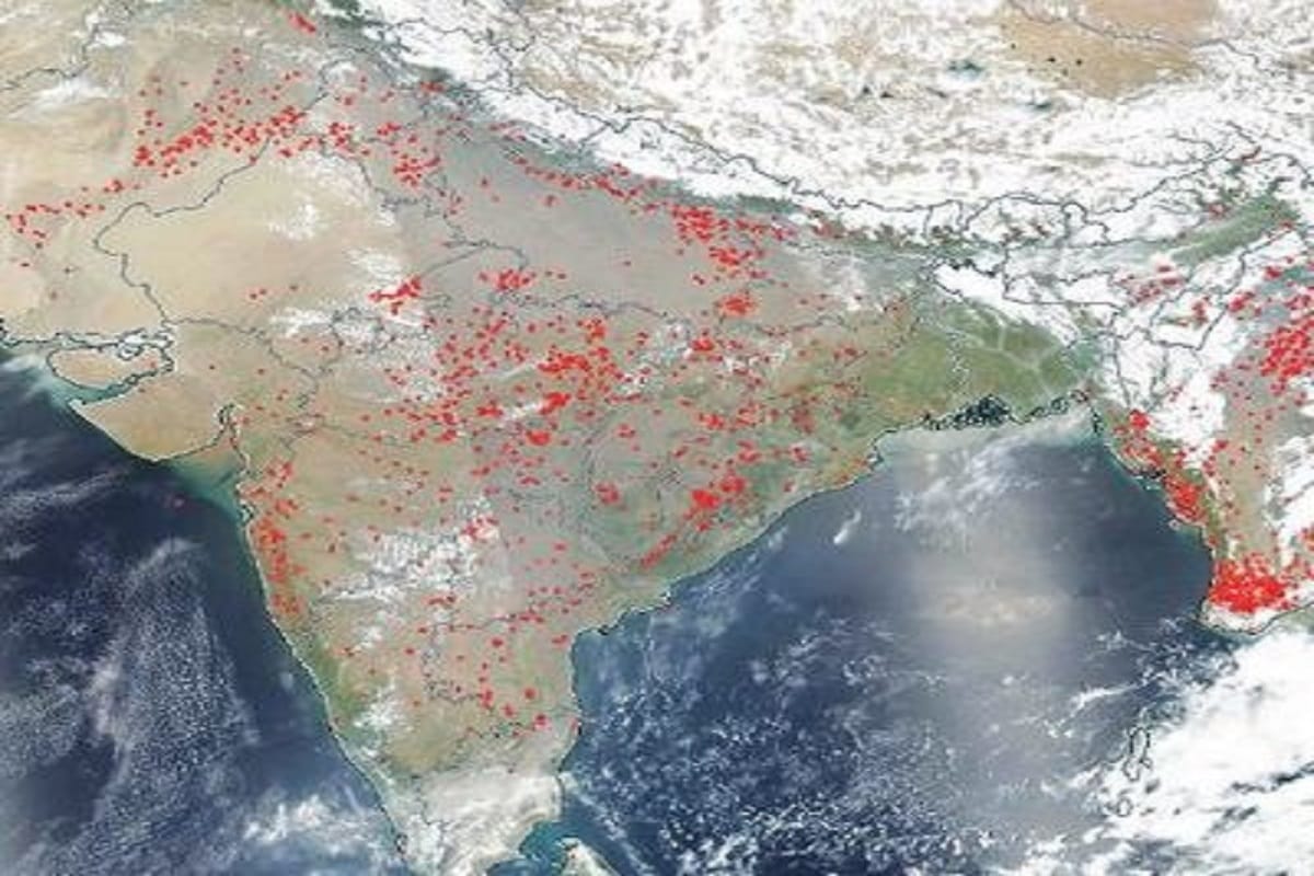 A large part of India is on fire, Images of NASA revealed