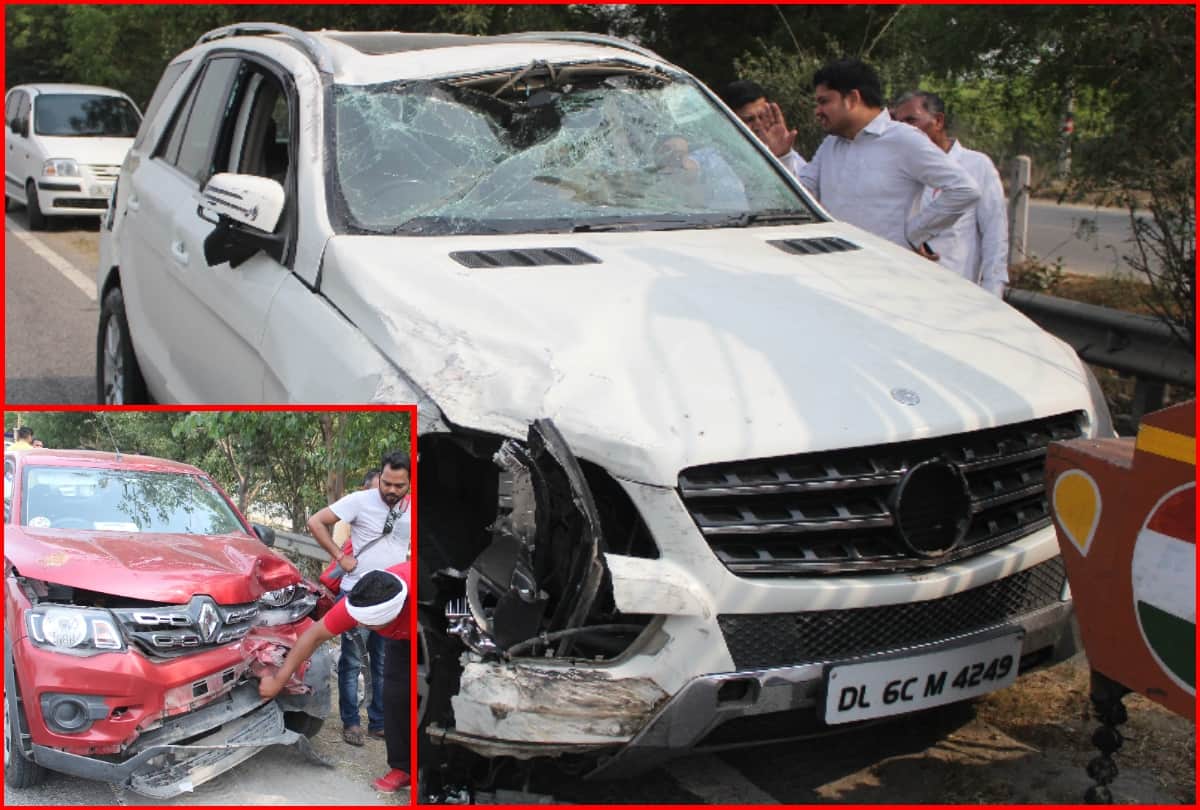 seven cars collided with each other at noida-greater noida expressway