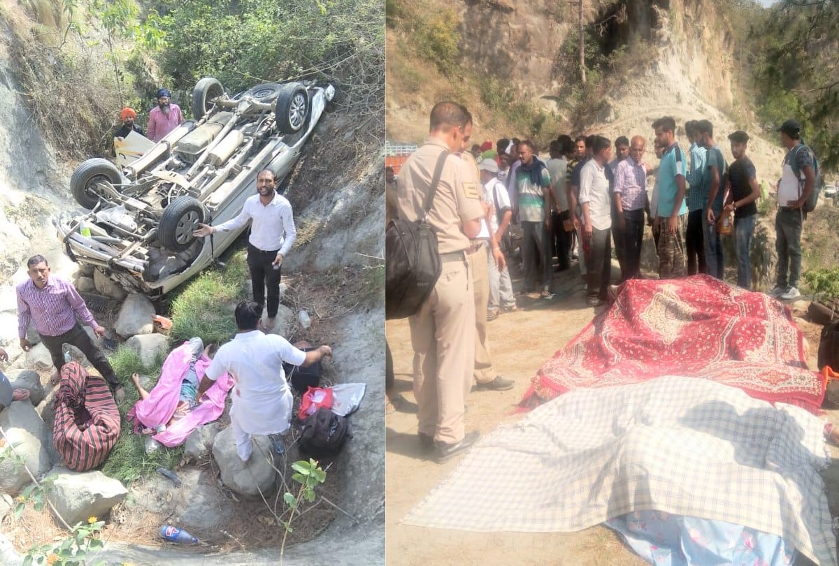 6 killed as qualis car falls into gorge in Amb Una Himachal Pradesh