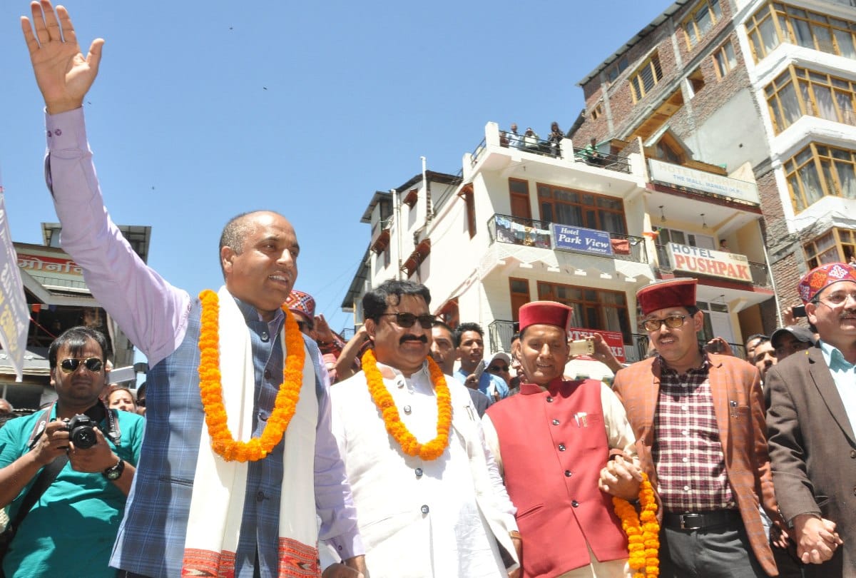 cm jairam thakur targets congress during kullu visit