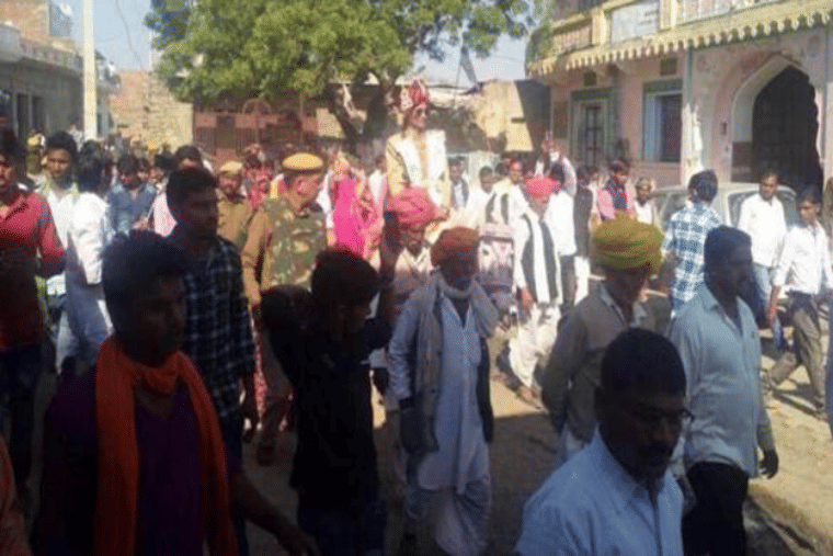 Rajasthan: Dalit was allegedly beaten and forced off the horse during pre wedding procession