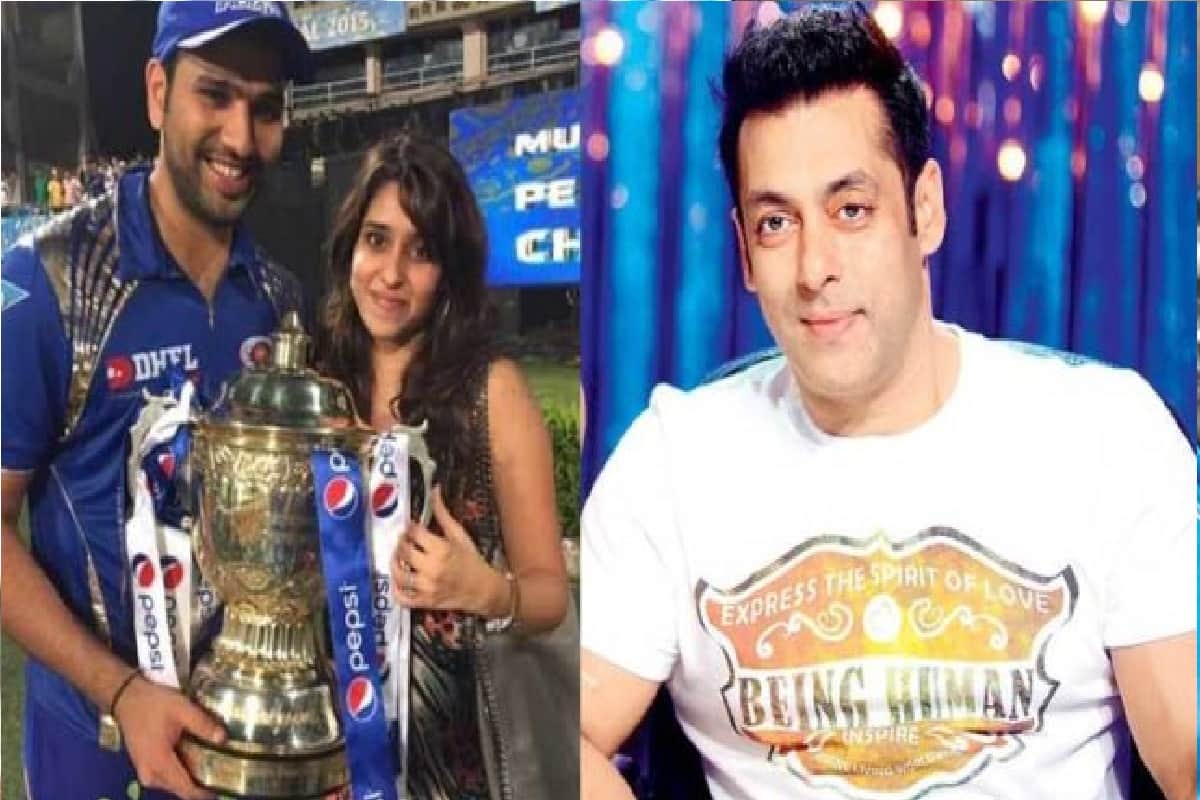 team india cricketer rohit sharma's relation with bollywood actor salman khan