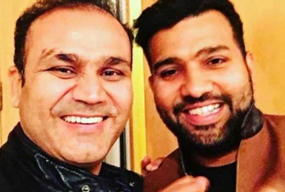 virender sehwag posted a funny photo of rohit sharma on twitter delhi-ncr