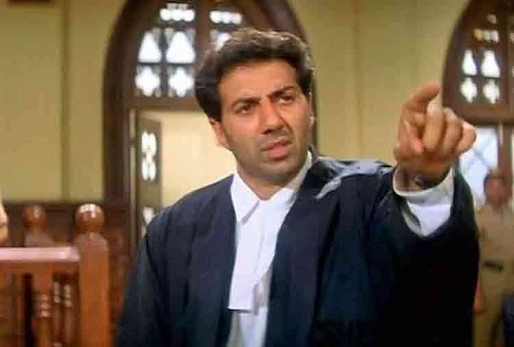 sunny deol film damini complete 25 years shares video goes viral