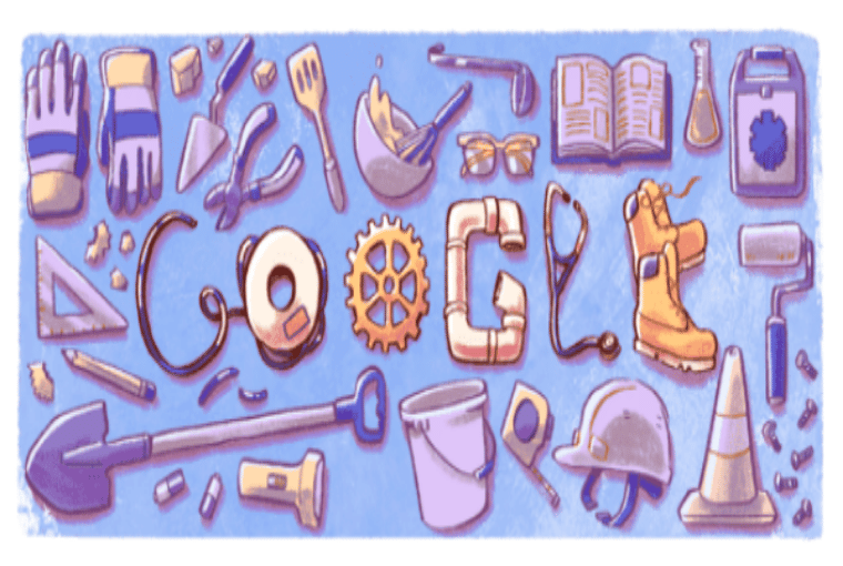 Google Creates Doodle On international labour day