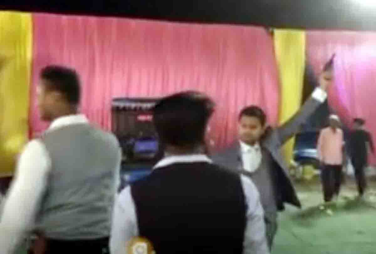 joy firing in kanpur at marriage function by police inspector son