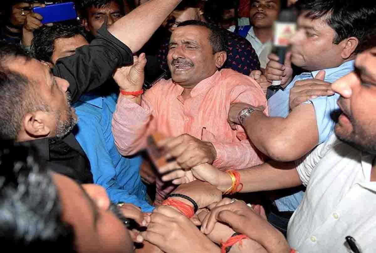 cbi reached bjp mla kuldeep singh sengar village