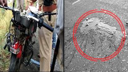 MATHURA ROAD ACCIDENT TATA MAGIC ACCIDENT WITH BIKE ON DIED ONE INJURED ON GOVERDHAN MATHURA MARG