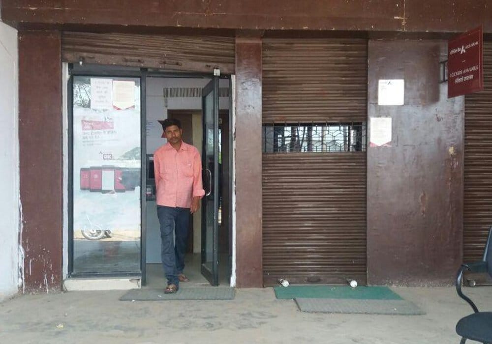 No cash in ATM, people get annoyed