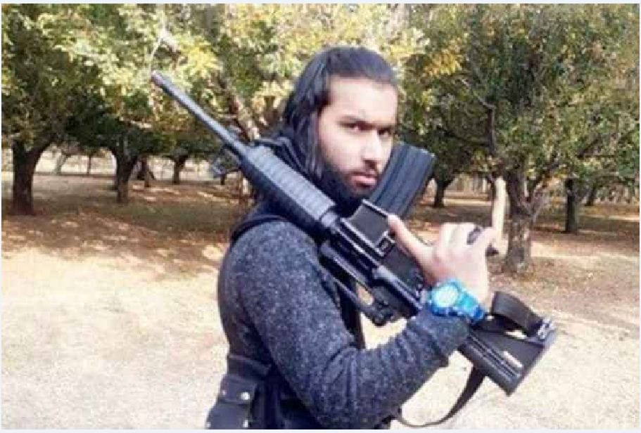 hizbul militant killed sameer tiger agter viral his pic with m4 carbine