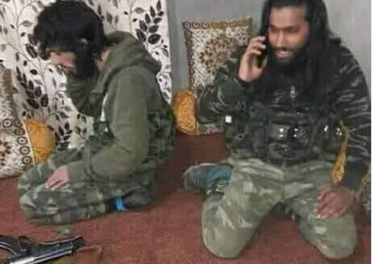 hizbul militant killed sameer tiger agter viral his pic with m4 carbine
