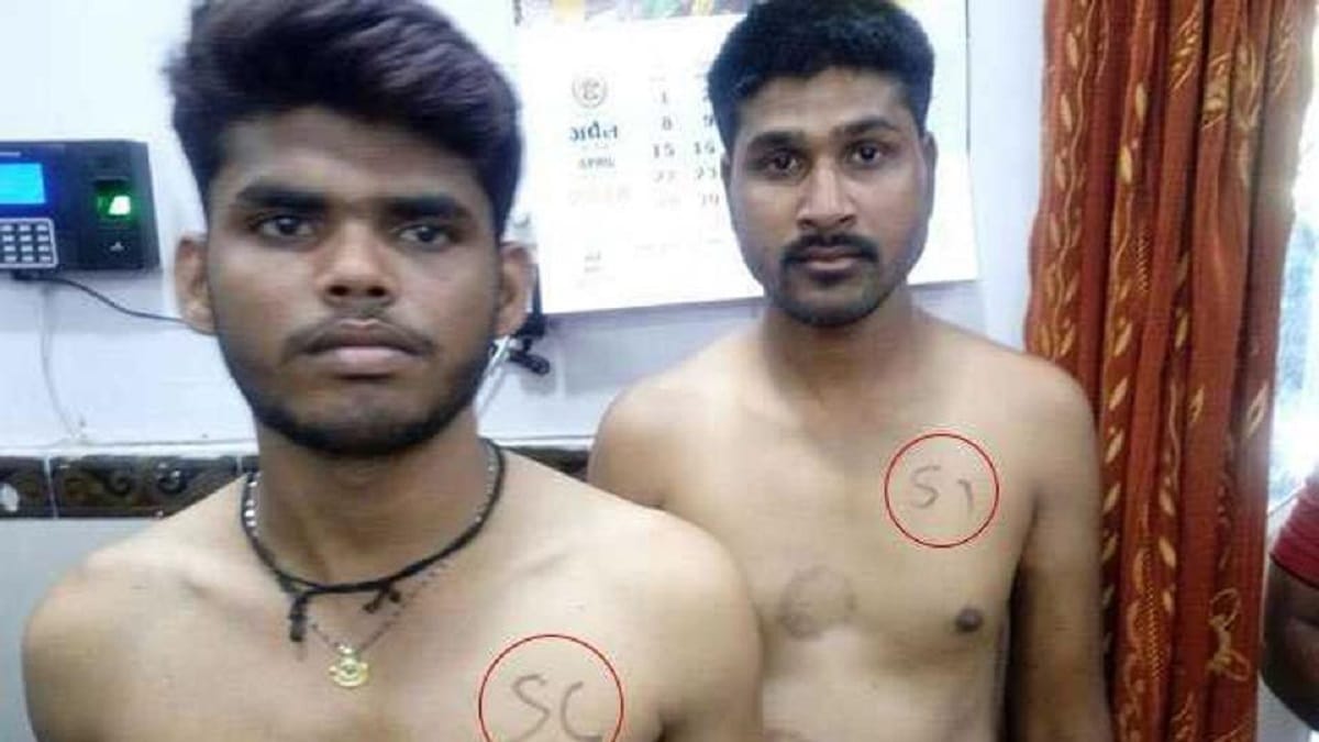 reason is revealed, why sc-st written on chests of dalit constables