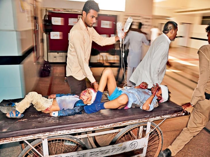 charkhi dadri school bus accident on highway, three childrens died