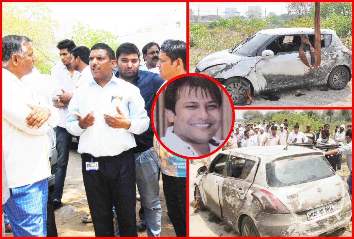 faridabad: missing business man skeleton was found in driving seat of car