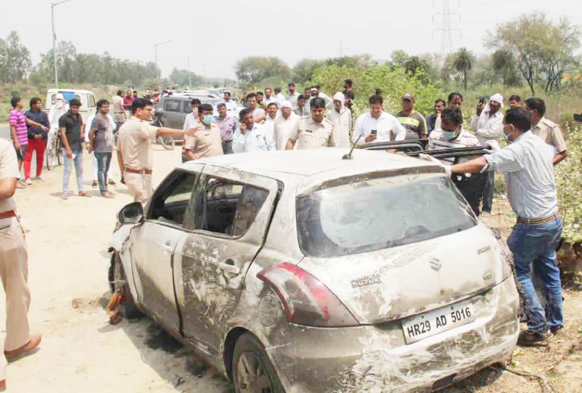 faridabad: missing business man skeleton was found in driving seat of car