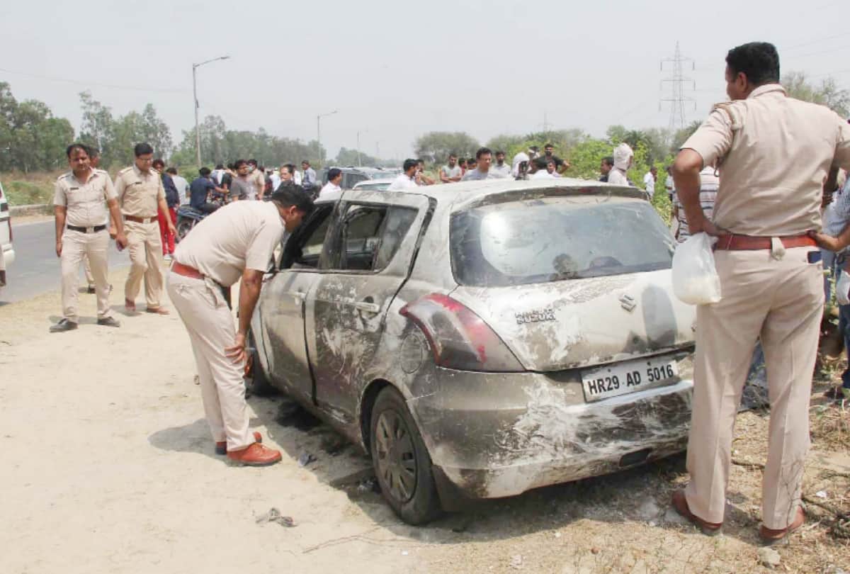 faridabad: missing business man skeleton was found in driving seat of car