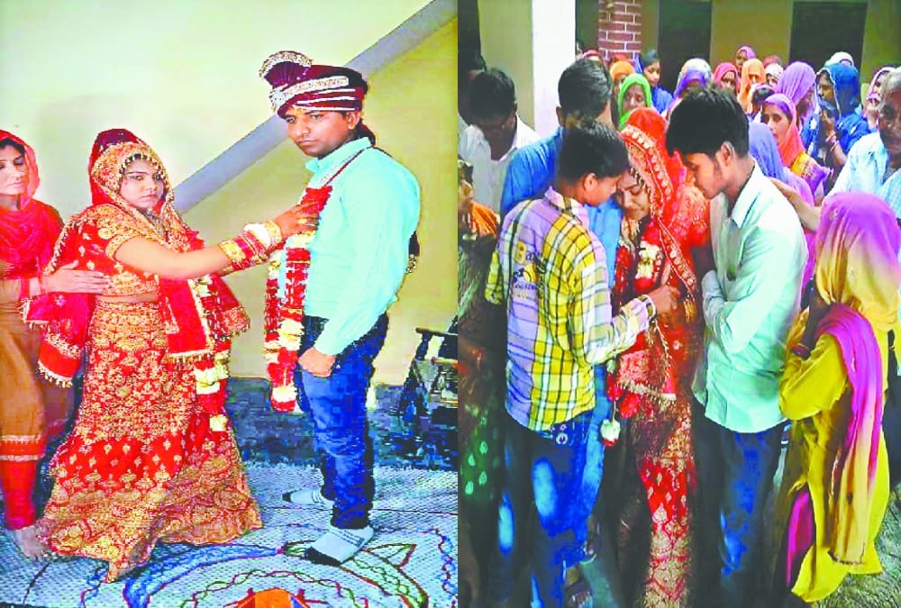 Emotional photos of Daughter vidai after parents death in roorkee