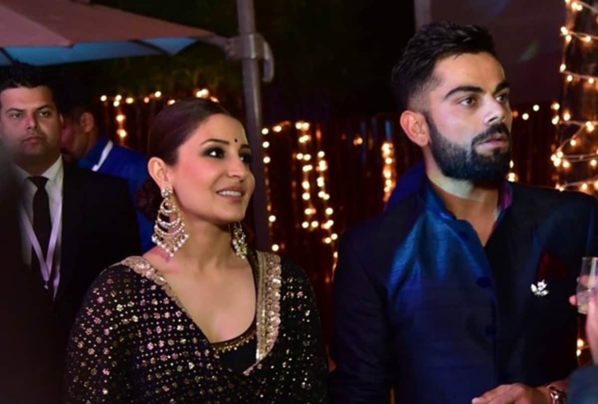 Artist Suvigya Sharma made Anushka Sharma and Virat Kohli painting