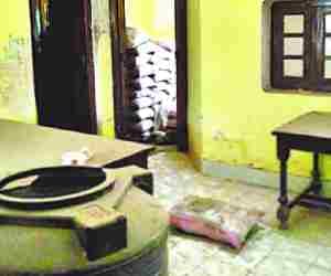 Cement loaded in Government Guest house
