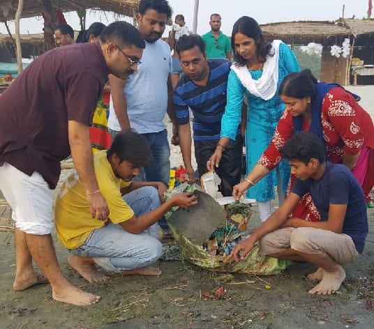 cleanliness drive at kachchla ghat