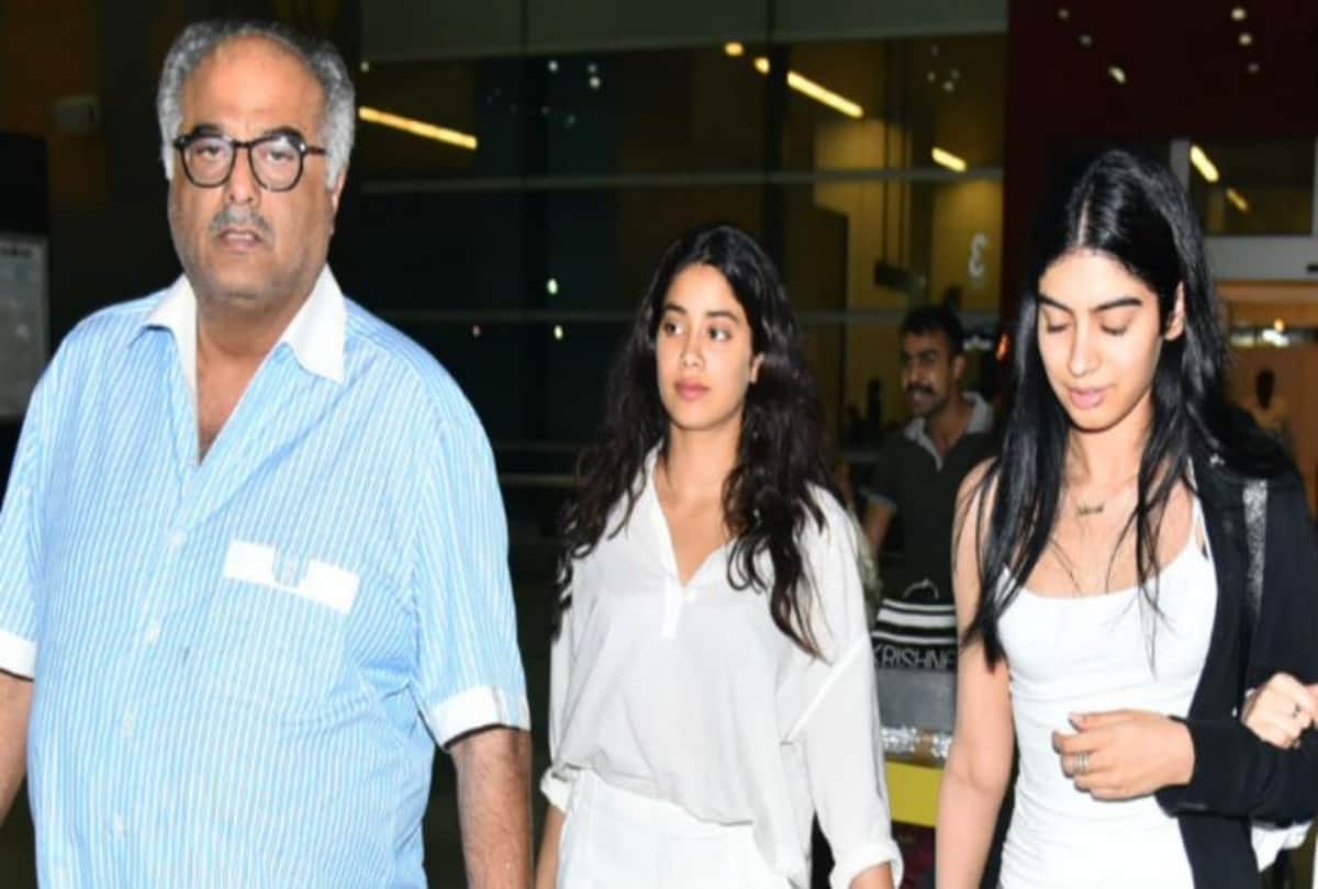 Janhvi Kapoor and Boney Kapoor WhatsApp conversation over fitness is viral