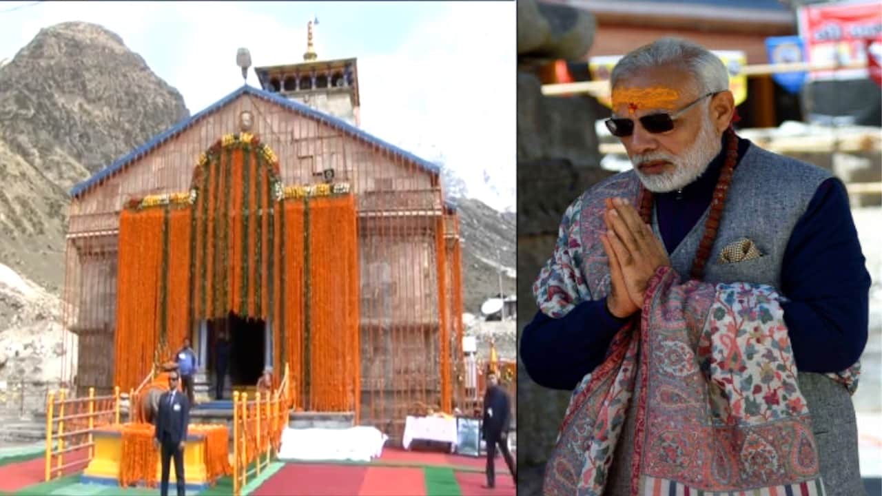 केदारनाथ में नरेंद्र मोदी