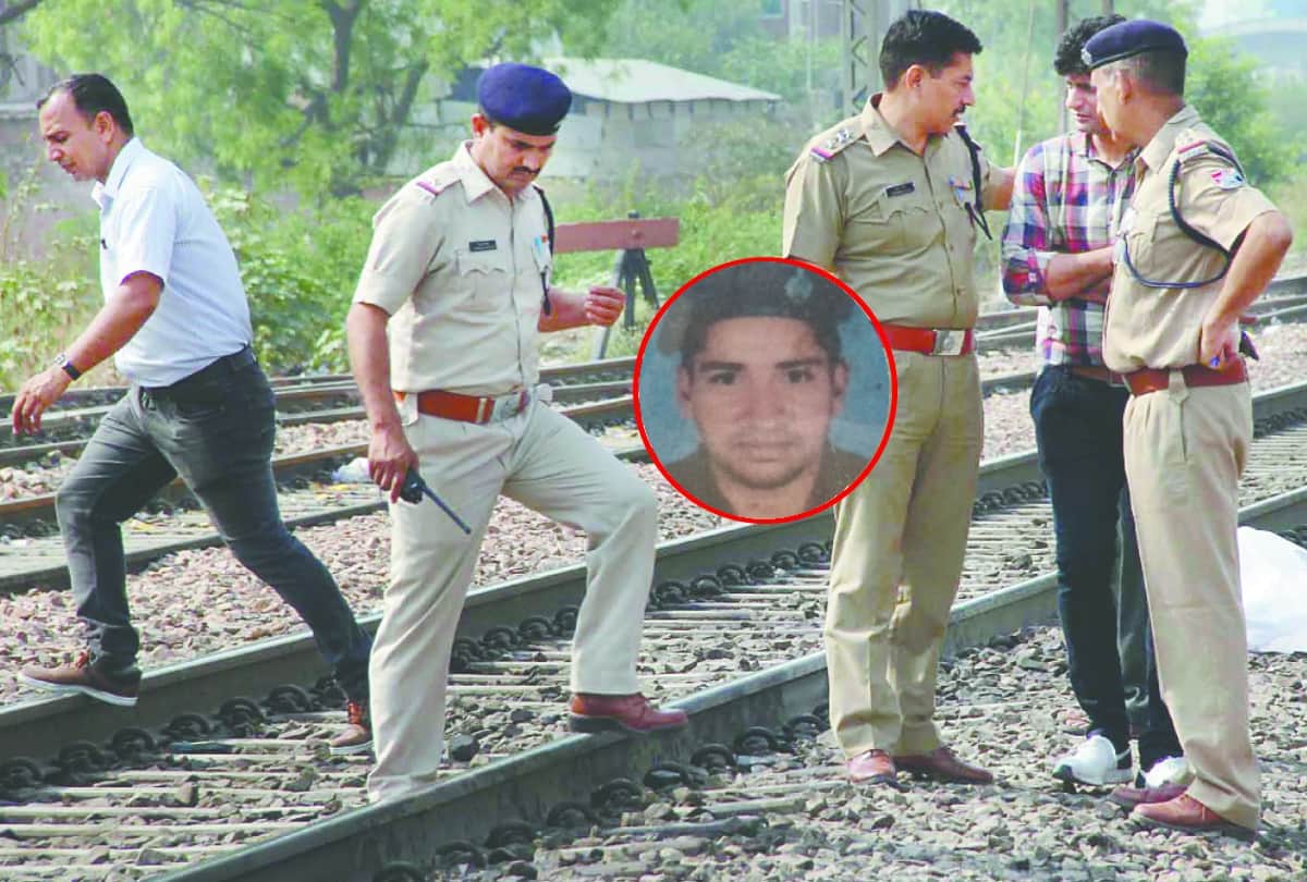 trains pass over rpf jawan dead body found on tracks in pieces in faridabad