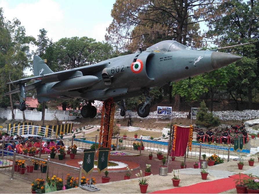 Ins viraat Sea harrier aircraft placed in uttarakhand for public view