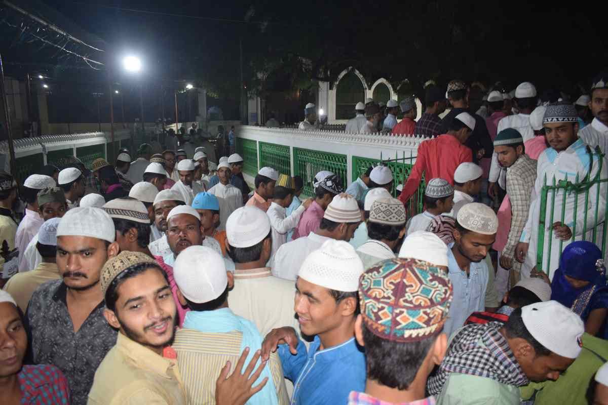 Shab e barat full night celebration in Mosque and dargah at  varanasi 