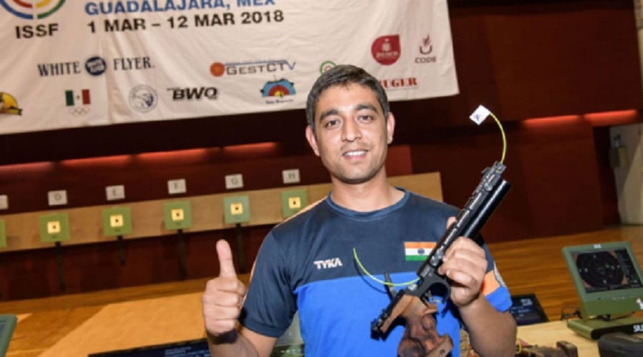 shahzar rizvi reached top in ISSF World Ranking