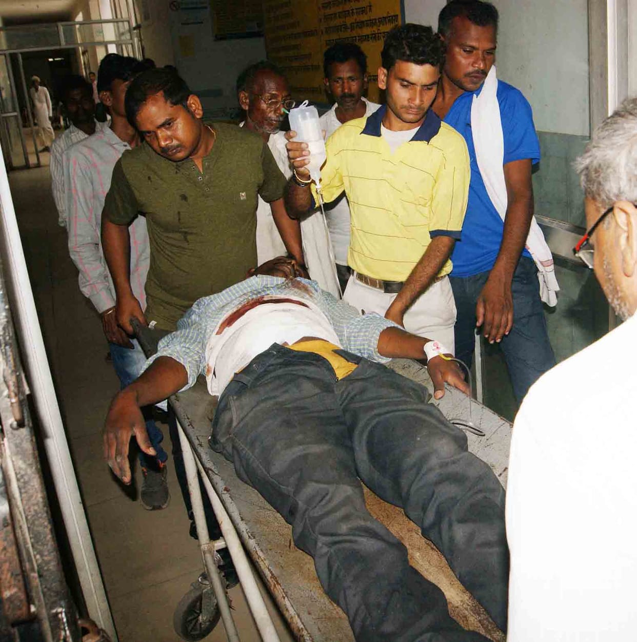Electrician was shot