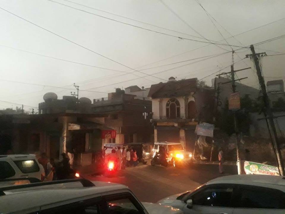 Storm and Rainfall in uttarakhand photos