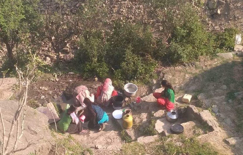 people facing water crisis in nagnongi