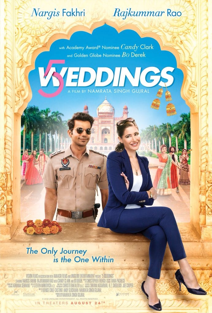 Rajkumar Rao and Nargis Fakhri starrer film 5 Weddings first look out